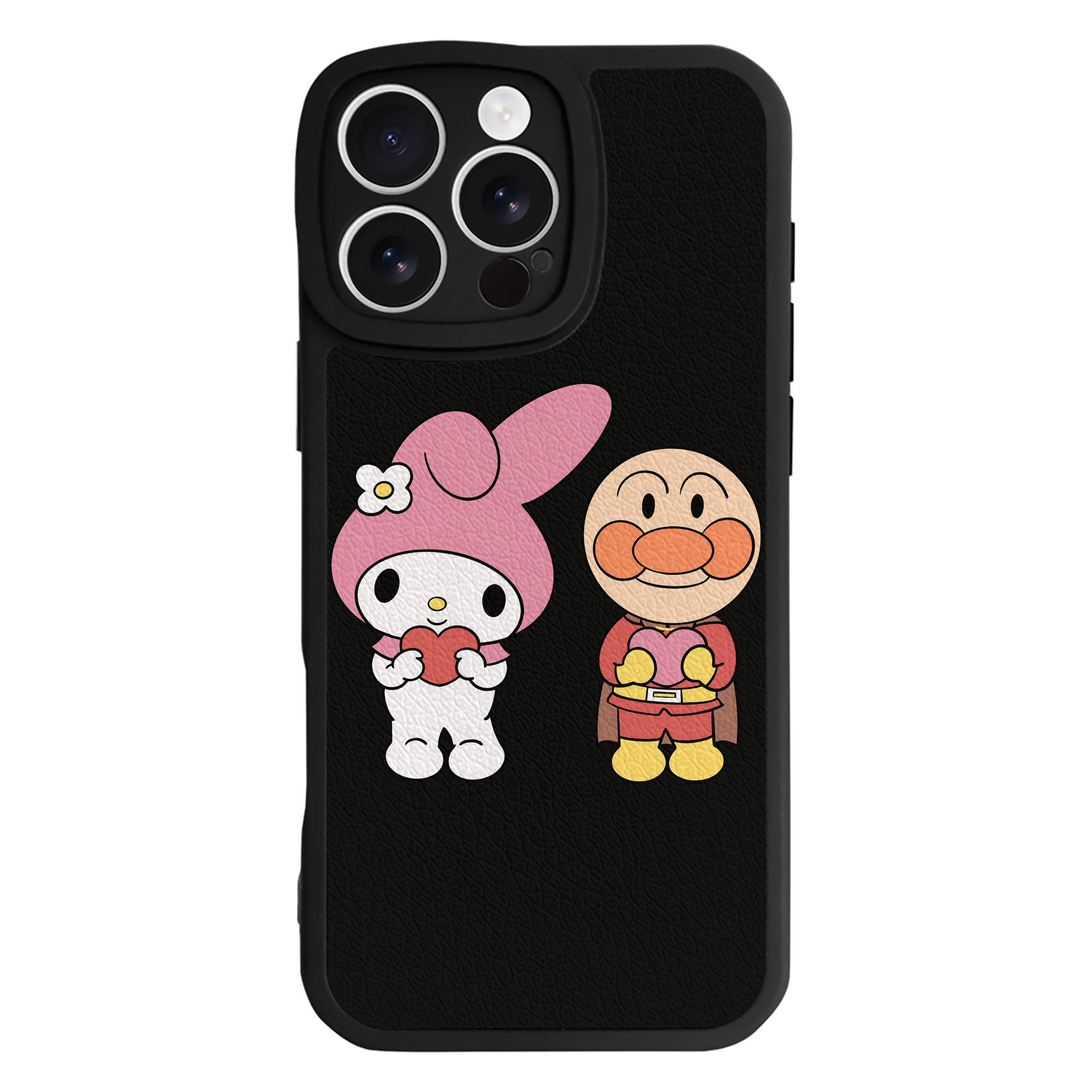 （画像用） アンパンマン Anpanman 【iPhone 16シリーズ対応】シリコンスマホケース（レザー調） 材質：シリコン